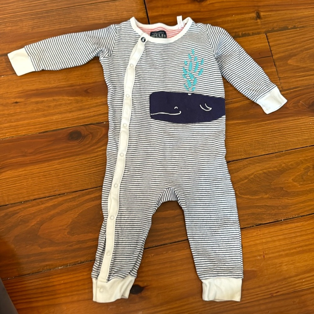 Joules baby romper 100% cotton